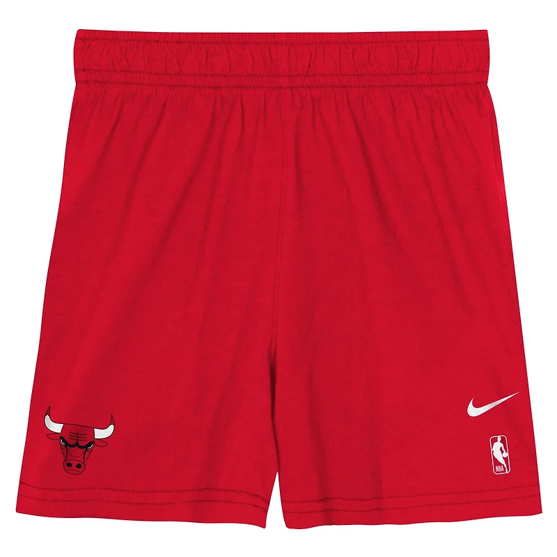 Youth Nike Black Chicago Bulls Practice T-Shirt  Shorts Set