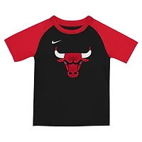 Youth Nike Black Chicago Bulls Practice T-Shirt  Shorts Set