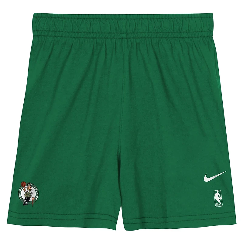 Youth Nike Kelly Boston Celtics Practice T-Shirt  Shorts Set
