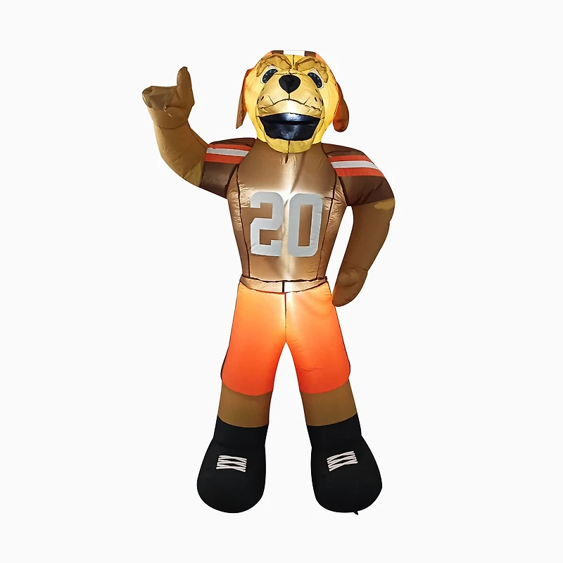 Logo Brands Cleveland Browns 7 ft Yard Inflatable Mascot