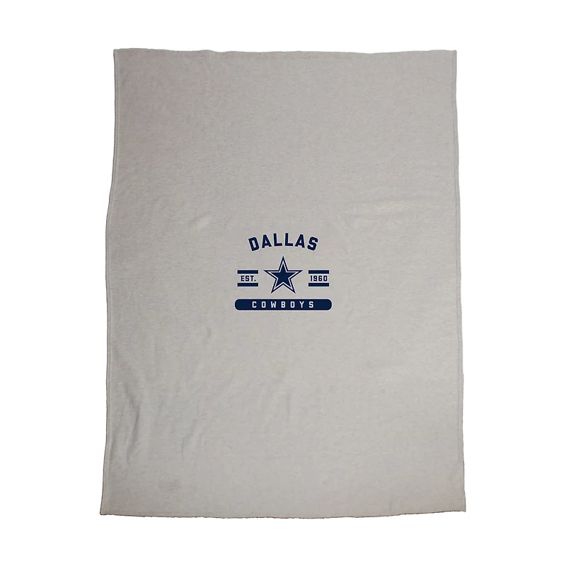 Logo Brands Dallas Cowboys Sublimated Sweater Blanket
