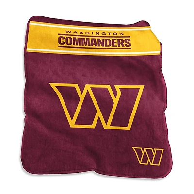 Logo Brands Washington Commanders 60 in x 80 in Raschel Throw