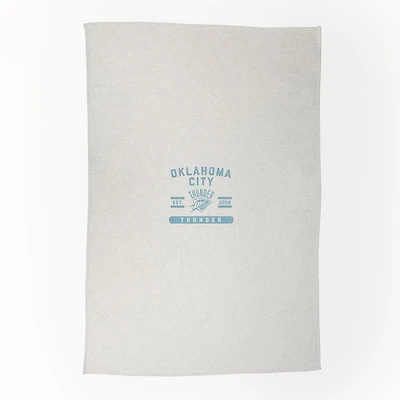 Logo Men's Oklahoma City Thunder Sublimated Sweatshirt Blanket