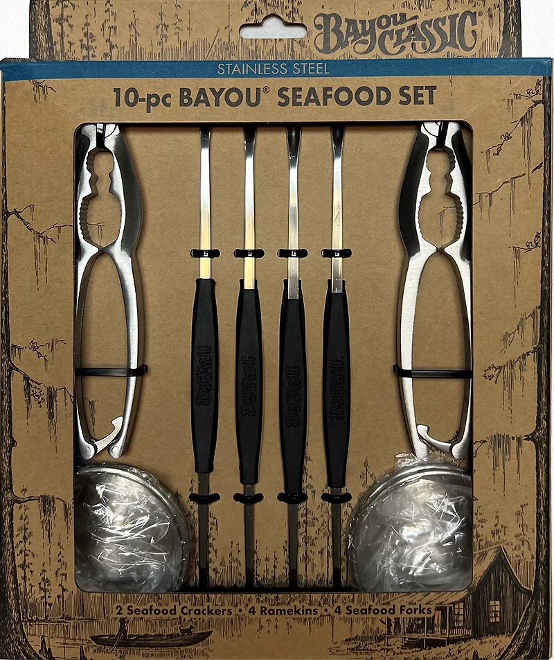 Bayou Classic 10-Piece Seafood Dinner Set
