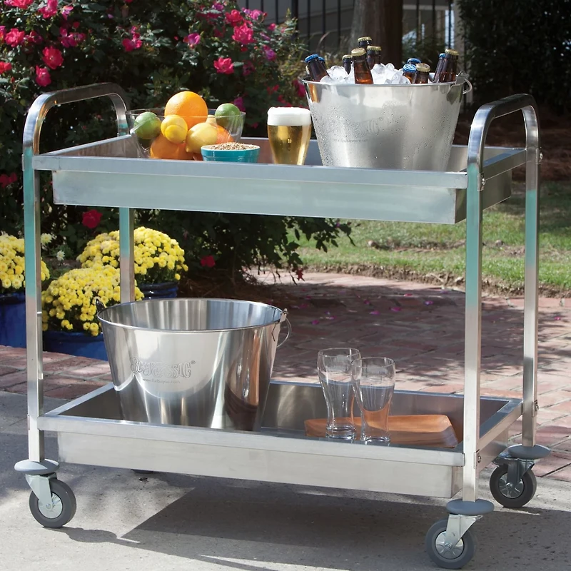Bayou Classic Stainless Serving Cart