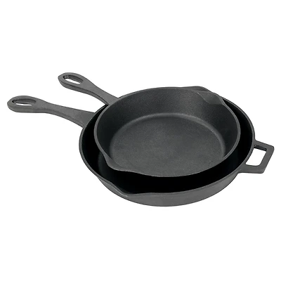 Bayou Classic® 10-in and 12-in Cast Iron Skillet Set