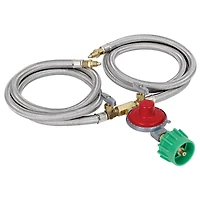Bayou Classic® Dual 36-in Stainless Braided LPG Hoses