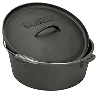 Bayou Classic 4 Quart Cast Iron Dutch Oven With Stainless Handle