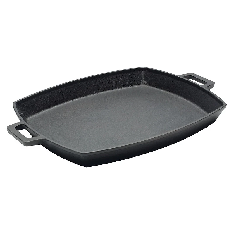 Bayou Classic Bacon Press & Shallow Pan Set