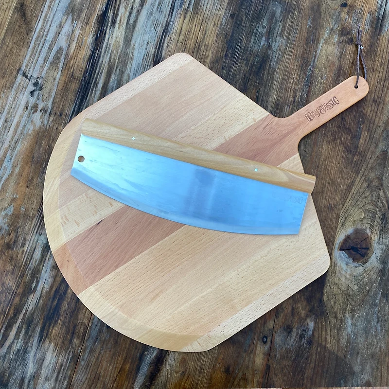 Bayou Classic Pizza Peel & Cutter Set