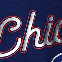 G-III 4Her by Carl Banks Chicago Cubs Game Time Slub Beach V-Neck Cover-Up Dress