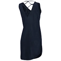 G-III 4Her by Carl Banks Women’s New York Yankees Game Time Slub Beach V-Neck Cover-Up Dress