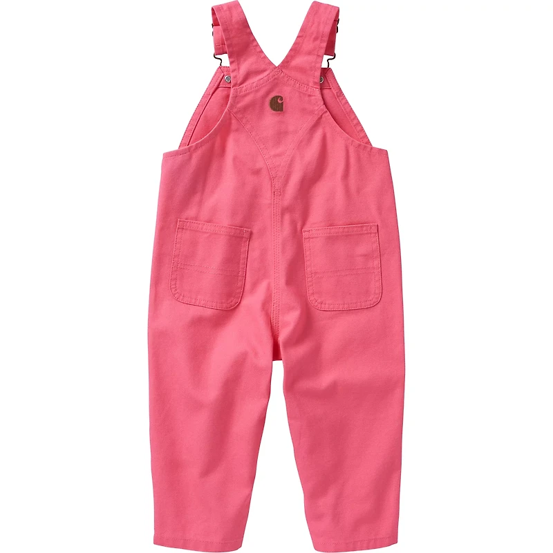 Carhartt Infant Girls' Canvas Bib Loose Fit Overalls