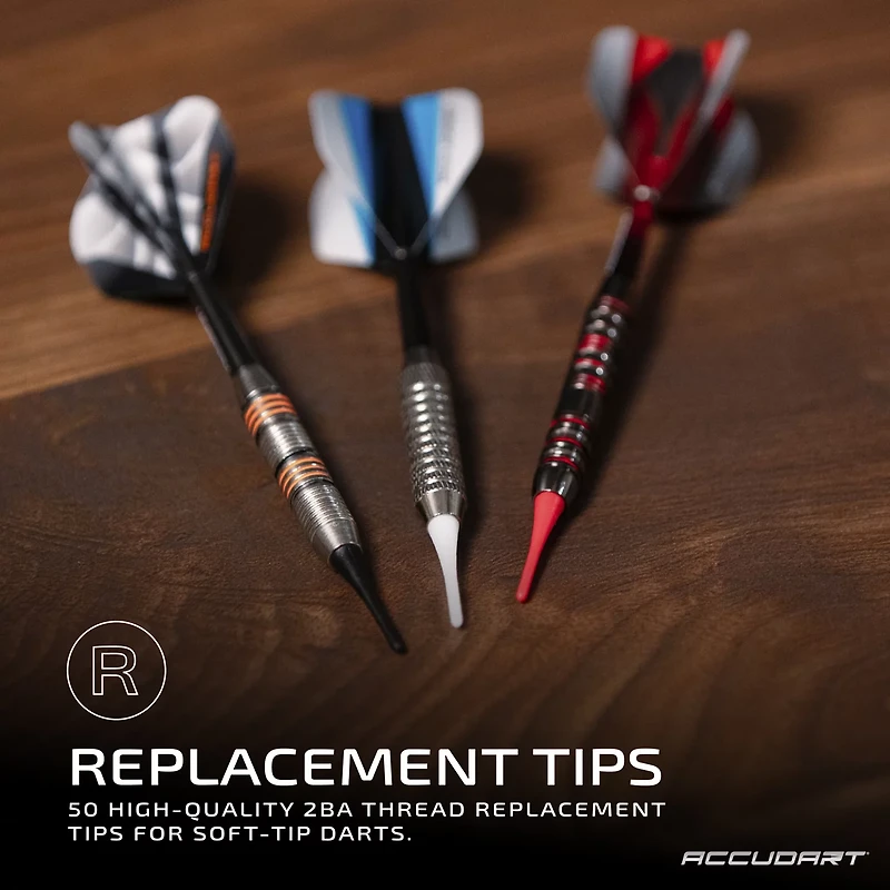 Accudart 50 Pack Replacement Soft Tips