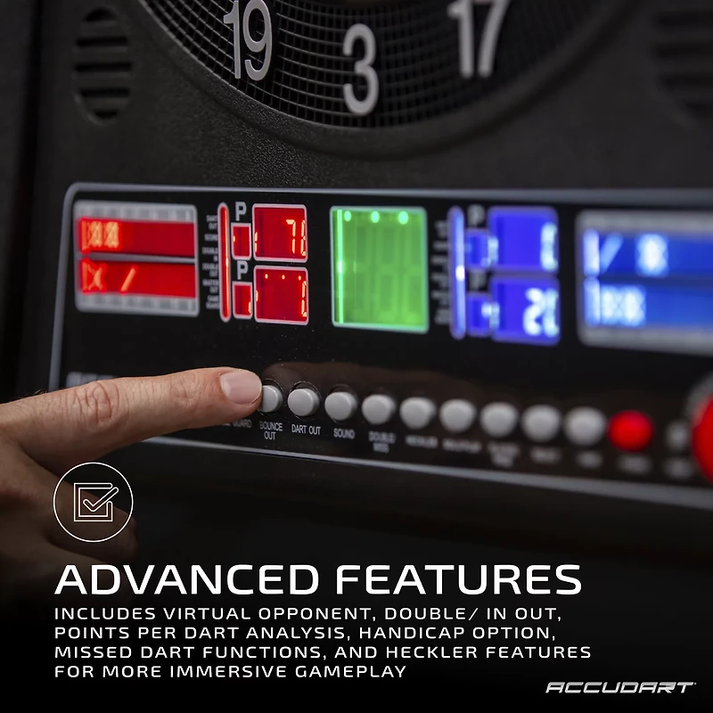 Accudart Apollo Electronic Dartboard Cabinet