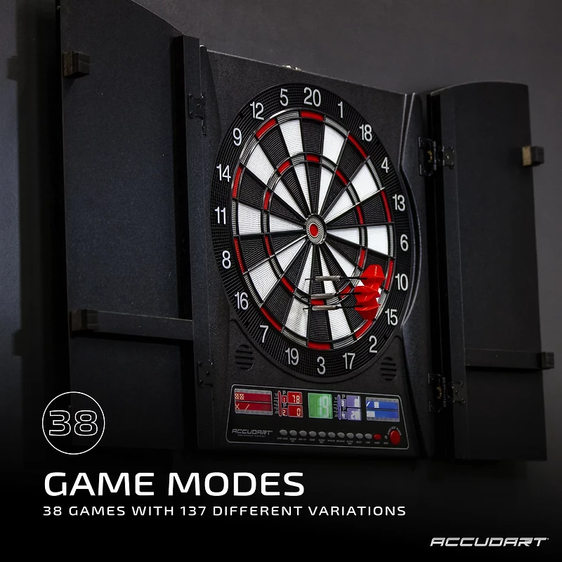 Accudart Apollo Electronic Dartboard Cabinet