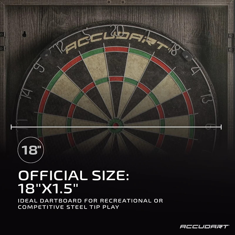 Accudart Armada Bristle Dartboard Cabinet Set