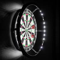 Accudart Nighthawk 2 in 1 LED/Blacklight Surround Bristle Dartboard Set
