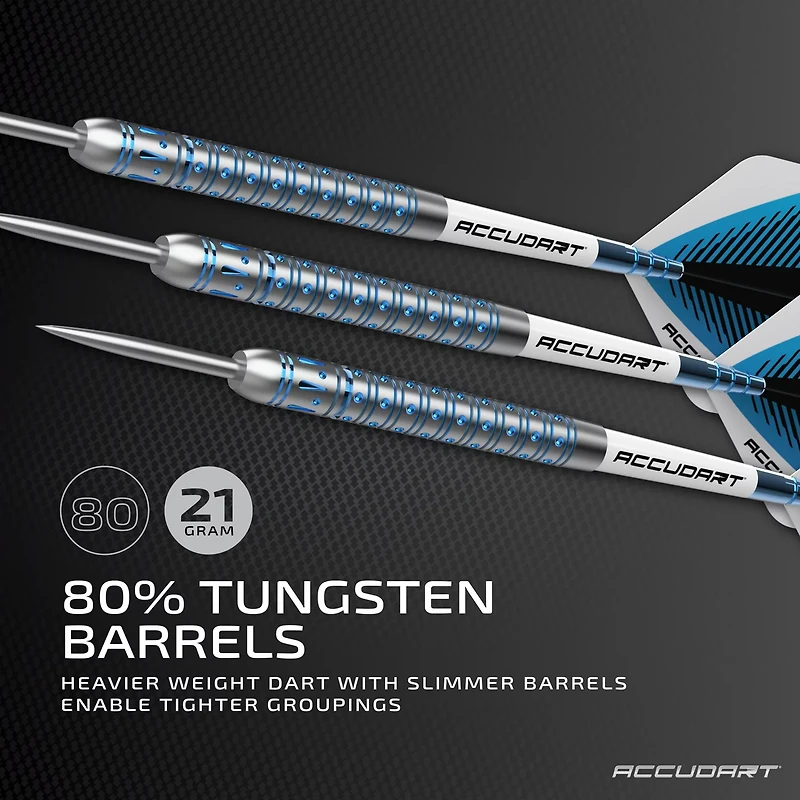 Accudart Steel Tip Dart Set 6.0