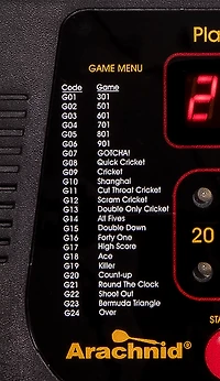 Arachnid Cricket Pro 650 Standing Electronic Dartboard