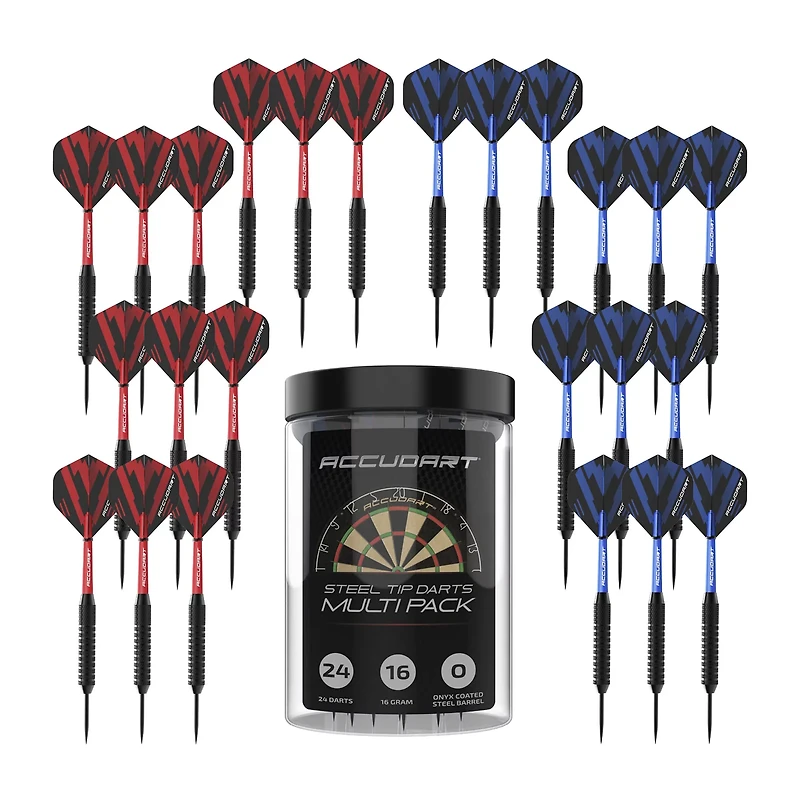 Accudart Jar O Darts Steel Tip 24-Pack