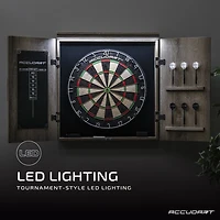 Accudart LED X-Bristle Dartboard Cabinet