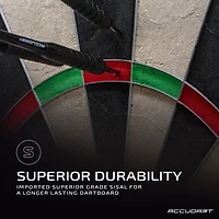 Accudart LED X-Bristle Dartboard Cabinet
