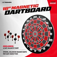 Triumph Sports Adventures Magnetic Dartboard