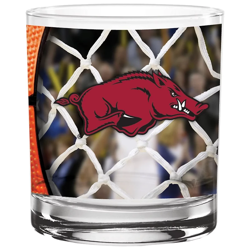 Arkansas Razorbacks 14oz Basketball Glass