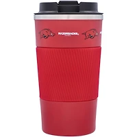 Arkansas Razorbacks 18oz Coffee Tumbler with Silicone Grip