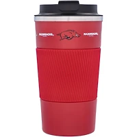 Arkansas Razorbacks 18oz Coffee Tumbler with Silicone Grip