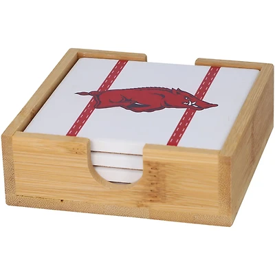Arkansas Razorbacks Team Uniform Coaster Set