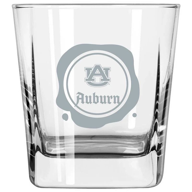 Auburn Tigers 14oz Frost Stamp Old Fashioned Glass