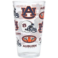 Auburn Tigers 16oz Allover Print Pint Glass