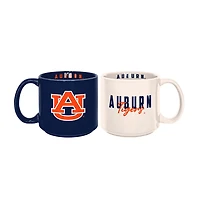 Auburn Tigers 2-Pack 15oz Stackable Mug Set