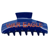 Auburn Tigers Rhinestone Claw Hair Clip