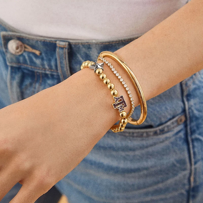 BaubleBar Texas AM Aggies Mixed Icon Pisa Bracelet