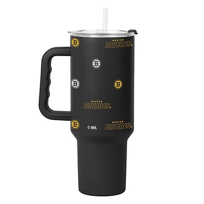 Boston Bruins 40oz Step and Repeat Powder Coat Tumbler