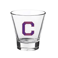 Clemson Tigers 12oz Slant Vault Rock Glass