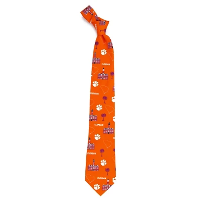 Clemson Tigers Hometown Silk Tie