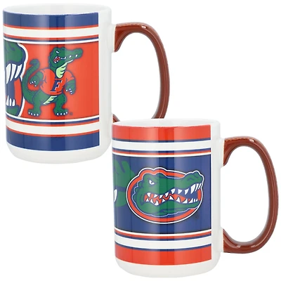 Florida Gators 15oz Home  Away 2-Pack Mug Set