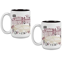 Florida State Seminoles 15oz Campus Line Art Coffee Mug Two-Pack