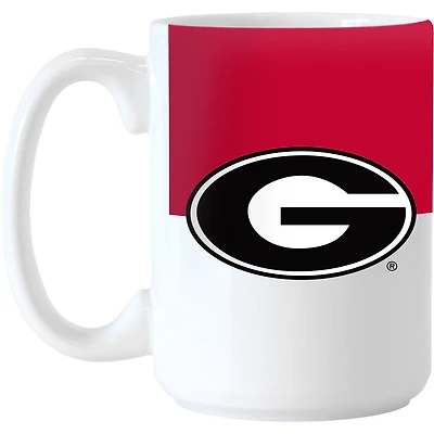 Georgia Bulldogs 15oz Colorblock Mug