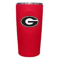 Georgia Bulldogs 20oz Stainless Steel with Silicone Wrap Tumbler