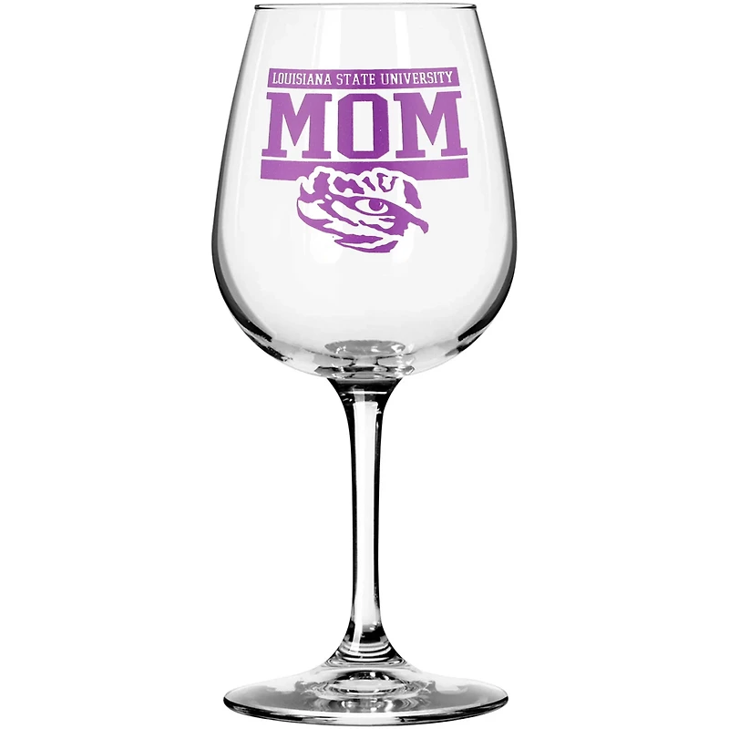 LSU Tigers 11oz Team Mom Stemmed Wine Glass