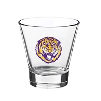 LSU Tigers 12oz Slant Vault Rock Glass