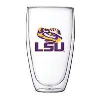 LSU Tigers 15oz Double Wall Thermo Glass