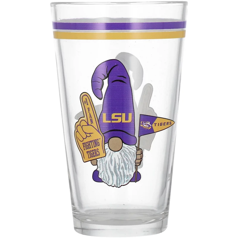 LSU Tigers 16oz Gnome Pint Glass