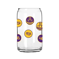LSU Tigers 16oz Smiley Can Glass