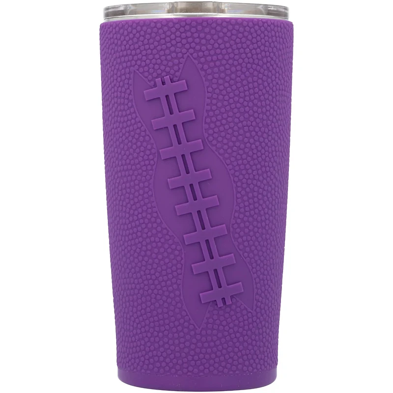 LSU Tigers 20oz Stainless Steel with Silicone Wrap Tumbler